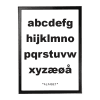 Plakat alfabet bold 3