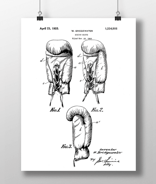 Boxing Glove Patent | Plakat 2