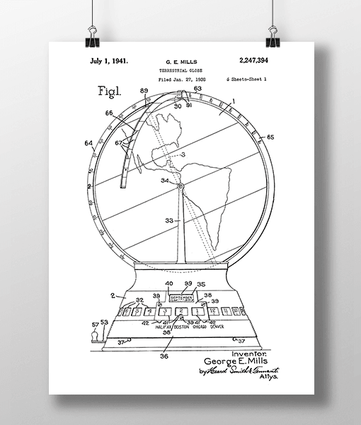 Globus 1 Patent | Plakat 1