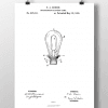 Glødepære Patent | Plakat 4