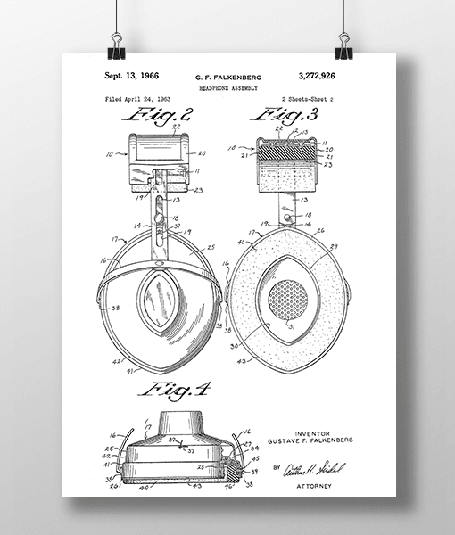 Headphone 2 Patent | Plakat 2