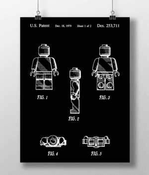 Lego Figur 1 Patent | Plakat 3