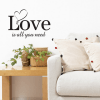 wallstickers tekst all you need is love 15