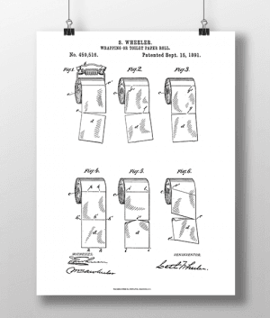 Toilet Rolls Patent | Plakat 3