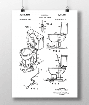 Toilet Seat 1 Patent | Plakat 3